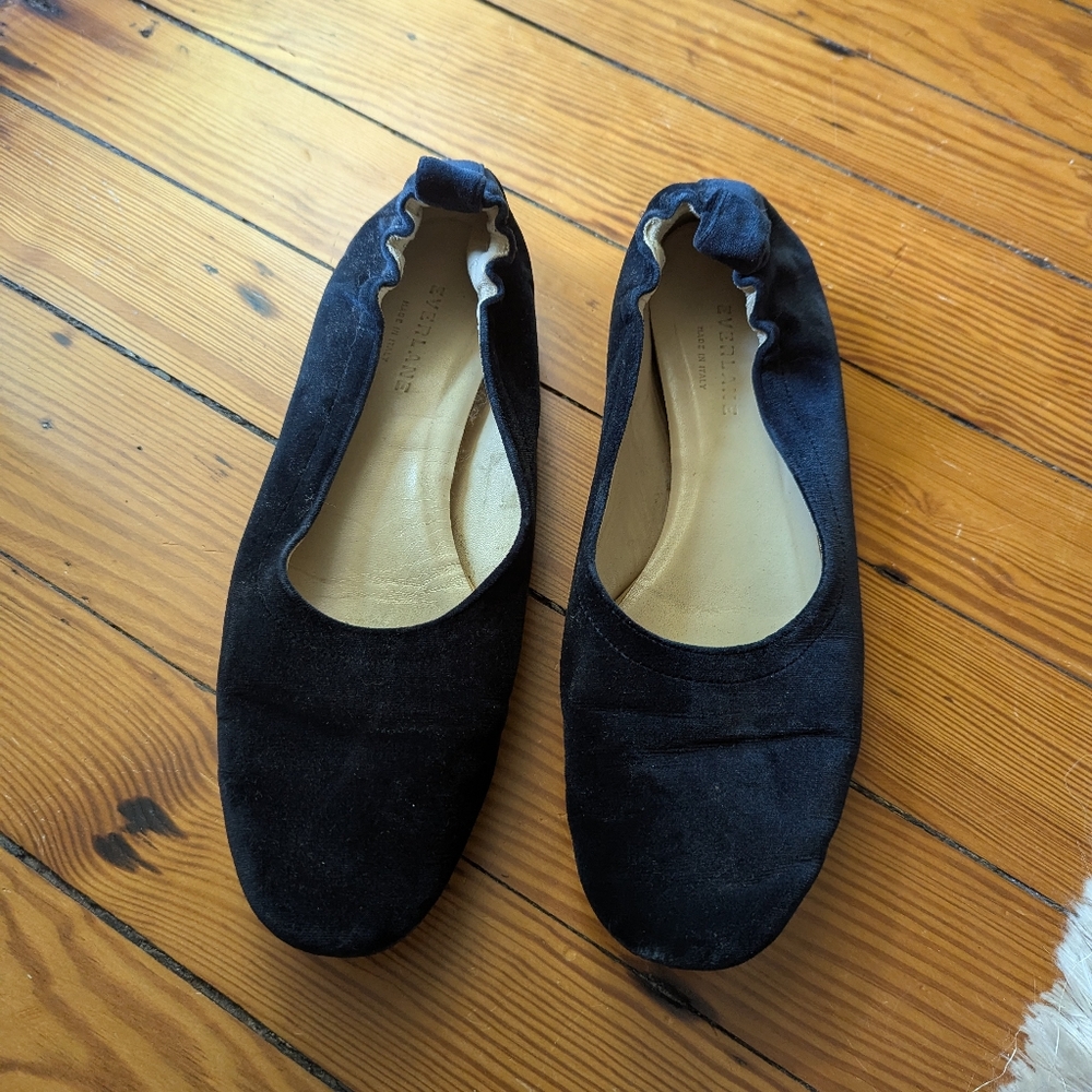 Everlane Velvet Day Flats - Made In Italy 9.5